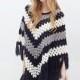 New boho capes shawls for fall/winter loose color tassel knit sweater women - Bonny YZOZO Boutique Store