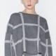 Oversized Vogue Solid Color Scoop Neck Lattice Summer Sweater - Bonny YZOZO Boutique Store