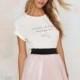 Casual Oversized Vogue Printed Short Sleeves Alphabet Summer T-shirt - Bonny YZOZO Boutique Store