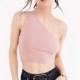 Strapless Must-have Street Style Vogue One-Shoulder Sleeveless Top Basics - Bonny YZOZO Boutique Store