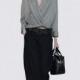 Oversized Vogue Fall 9/10 Sleeves Outfit Twinset Wide Leg Pant Top - Bonny YZOZO Boutique Store