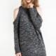 Vogue Simple Off-the-Shoulder Scoop Neck Summer Sweater - Bonny YZOZO Boutique Store