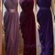 Bridesmaid Dress Long elegant couture dress, high fashion dress, party dress,    edgy evening gown, ball gown, formal wear, prom dress