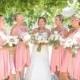 TDY Blush Short Asymmetrical Hem Regular Infinity Dress Multiway Bridesmaid Dress Convertible Dress Wedding Dress Maid of Honour Dress