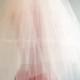 Priscilla Presley Wedding Veil, 3 Tier Wedding Veil, Three Layers Veil, Raw Edge Veil, Raw Edge White Cathedral Wedding Veils,