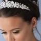 Swarovski Crystal Tiara, Princess Crown, Crystal Wedding Tiara, Elegant Bridal Tiara, Swarovski Crystal Crown,Crystal Bridal Crown  ~TI-3100