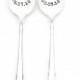 CUSTOM Mr. & Mrs. His Hers Stamped Spoons. Mr and Mrs hand stamped teaspoons with date. As seen in Good Housekeeping. The ORIGINAL Spoons