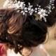 Bridal Headpiece, Bridal Hair Vine, Crystal Pearl Wedding Hairpiece, Wedding hair vine, Wedding hair accessories, Bridal Wreath, Hairpiece