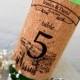 Wine Bottle Labels with Table Number, Vineyard Wedding Decor, Natural Cork Engraved Wine Label, Personalized Wedding Table Number