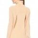 Vogue Simple Open Back Hollow Out High Neck One Color Spring 9/10 Sleeves Sweater - Bonny YZOZO Boutique Store