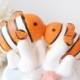 Custom Wedding Cake Toppers - Clown fish NEMO with base