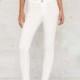 Must-have Simple Slimming White Skinny Jean Pencil Trouser Casual Trouser Long Trouser - Bonny YZOZO Boutique Store