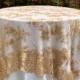 Lace tablecloth, gold table overlay, lace table overlay, table overlay, table runner, embroidered, gold tablecloth, table cloth, cake table