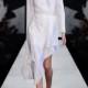 Vogue Asymmetrical Slimming Trail Dress White Summer Casual Blouse Dress - Bonny YZOZO Boutique Store