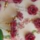 Pink Sweetheart Metal Roses Shabby Chic Painted Flowers