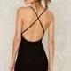 Vogue Sexy Crossed Straps Summer Strappy Top Tight Dress - Bonny YZOZO Boutique Store