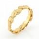 Leaves Wedding Band, Women Leaf  Wedding ring, 9k / 14k Gold Bridal Band, Promise Ring for Her, Unisex Band. art nouveau, vintage