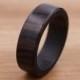 Macassar Ebony Wood Ring - Custom Wood Ring - Unique Wedding Ring - Wedding Ring - Wooden Ring - Mens Jewelry - 5 Year Anniversary