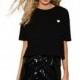 Must-have Oversized Embroidery High Low Heart-shape Summer Casual T-shirt - Bonny YZOZO Boutique Store