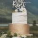 Custom Name Cake Topper, Wedding Cake Toppers, Cake Topper Wedding, Rustic Cake Topper, Wedding Decor, Mr and Mrs, Mr and Mrs Sign