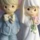 Precious Moments ® "The Lord Bless You and Keep You" Small Wedding Cake Topper Figurine - 704418