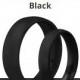 Silicone Wedding Ring Band - True Comfort Fit in Smooth Black - 4mm or 6mm