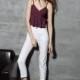Straight vertical stripes on pants cotton comfort Summer pants female 7135 - Bonny YZOZO Boutique Store