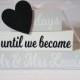 Personalised Wedding Countdown - Countdown Blocks - Engagement Gift - Gift For Engagement - Countdown To Wedding - Days Until Mr and Mrs