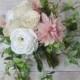 silk flower wedding bouquet, wedding bouquet, bridal bouquet, boho bouquet, destination wedding bouquet, blush pink bouquet, ivory bouquet