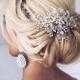 Crystal bridal hair piece Wedding hair accessories Bridal hair vine Bridal hair clip Wedding headpiece Wedding hair piece Bridal hair pieces