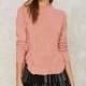 Must-have Vogue Sweet Split Frilled One Color Sweater Basics - Bonny YZOZO Boutique Store
