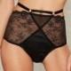 Vogue Sexy Split Front Slimming High Waisted One Color Lace Underpant - Bonny YZOZO Boutique Store