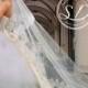 Cathedral Wedding Veil Drop veil Diamond white Ivory veil Simple Wedding Veil Bridal Long Wedding Veil Plain 1 Tier Single Tier Veil