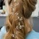 bridal hair accessories-beach wedding hair-haarschmuck braut-bridal hair piece-forehead hairpiece-bridesmaid hair vine-tocado novia-tiara