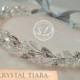 Crystal Wedding Tiara, Swarovski Crystal Crown, Wedding Hair Vine, Crystal bridal headband,Crystal hair headband, Rhinestone Bridal Crown