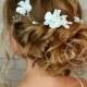 Beach Wedding hair vine Flower hair vine Nautical Wedding Headpiece Wedding flower crown Extra Long Bridal Hair Vine Beach Wedding HairPiece