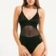 Summer beach must-haves sexy appeal temptation low-cut mesh splicing hip one-piece one-piece swimsuit - Bonny YZOZO Boutique Store