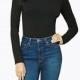 Vogue Split Front Solid Color Slimming Scoop Neck Fall Casual 9/10 Sleeves T-shirt - Bonny YZOZO Boutique Store