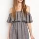 Must-have Vogue Bateau Trendy Summer Stripped Dress - Bonny YZOZO Boutique Store