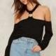 Vogue Sexy Off-the-Shoulder Accessories One Color Summer Hoodie - Bonny YZOZO Boutique Store