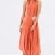 Oversized Vogue Asymmetrical Curvy Trail Dress Lace Up Summer Dress - Bonny YZOZO Boutique Store