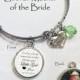 Mother of the Bride charm bracelet, Mother-of-the-Bride Gift, Gifts for Mom, Wedding Day Gift from Bride to Mom, Photo Charm Bracelet, MOB