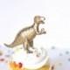 Custom mini Dinosaurs -Set of 12/ Cupcake Toppers/ Party Favors/ Dinosaur Cupcake Toppers/ Party Decor/ Birthday/ Cake Toppers
