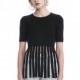 Must-have Vogue Simple Fringe Short Sleeves One Color Summer T-shirt - Bonny YZOZO Boutique Store