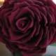 1 Giant 15" burgundy paper rose, Bridal bouquet, Giant paper flower, Wedding bouquet large rose, Home decor, Wedding decor big rose