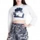 Oversized Vogue Printed Famous People Casual 9/10 Sleeves Hoodie - Bonny YZOZO Boutique Store
