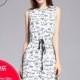 Sport Style Printed Sleeveless Side Split Alphabet Summer Dress Skirt - Bonny YZOZO Boutique Store