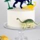 Personalised Dinosaur Cake Topper Scene
