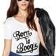 Printed Slimming Scoop Neck Short Sleeves Cotton Alphabet Summer T-shirt Basics - Bonny YZOZO Boutique Store