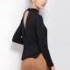 Vogue Open Back One Color Fall Casual 9/10 Sleeves T-shirt - Bonny YZOZO Boutique Store